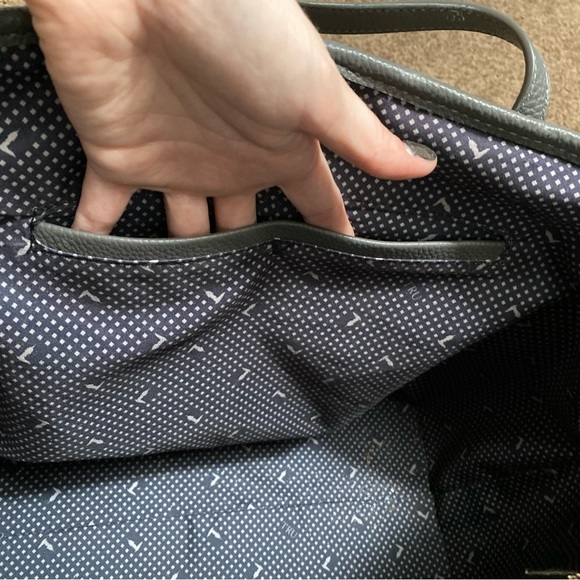 Tru Trussardi Grey/ Cream Tote Bag - Picture 6 of 16